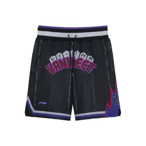 LINING Спорт Коллекция Баскетбол Баскетбольные Шорты Мужские Черные