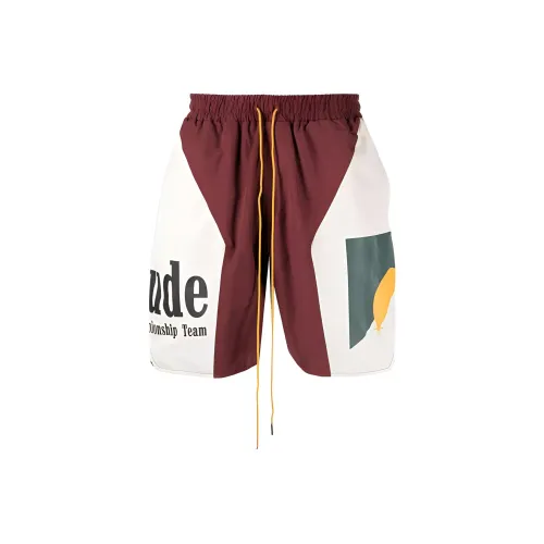 RHUDE Коричневые Мужские Повседневные Шорты
