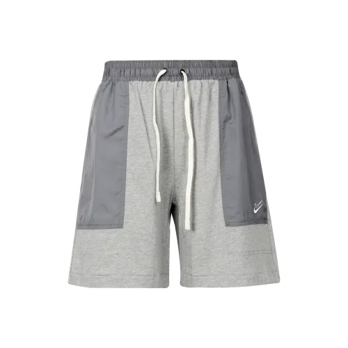Nike Light Gray Men's Casual Shorts Nike Светло-серые Мужские Повседневные Шорты