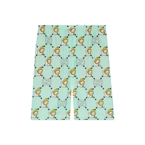 GUCCI Бирюзовые Мужские Повседневные Шорты