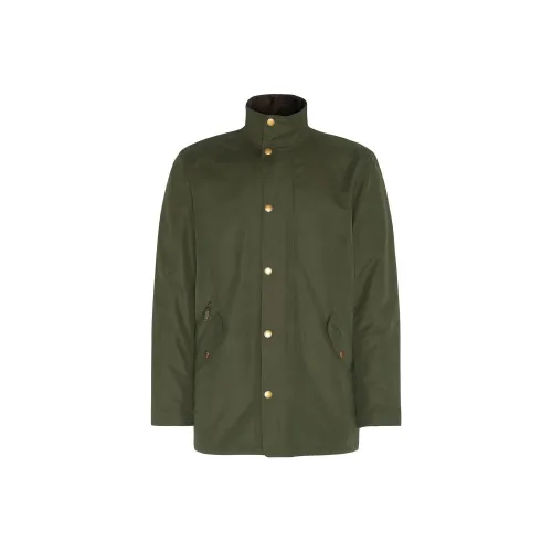 BARBOUR FW24 Пуховик Мужской Оливково-зеленый