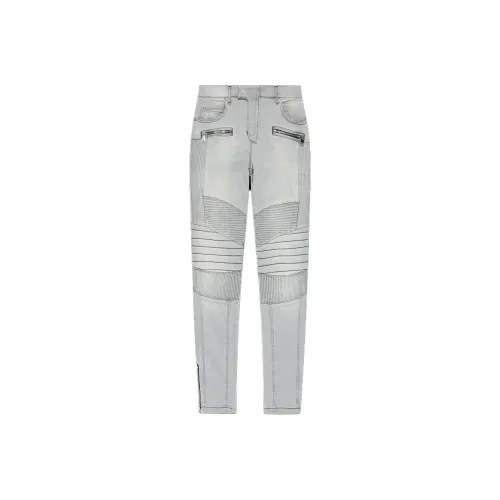 BALMAIN Серый Мужской Джинсы