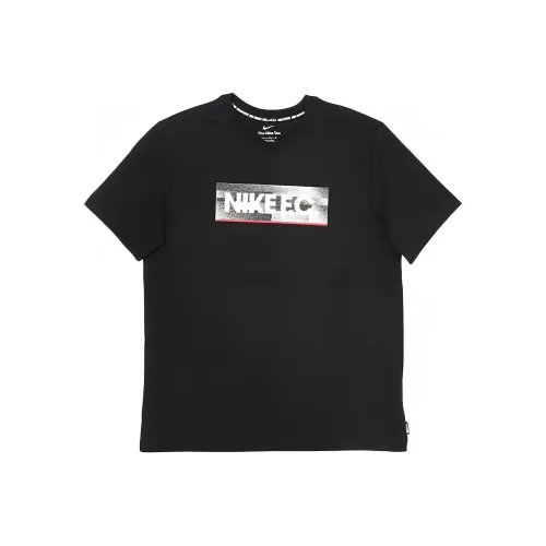 Nike Черная Мужская Футбольная Джерси