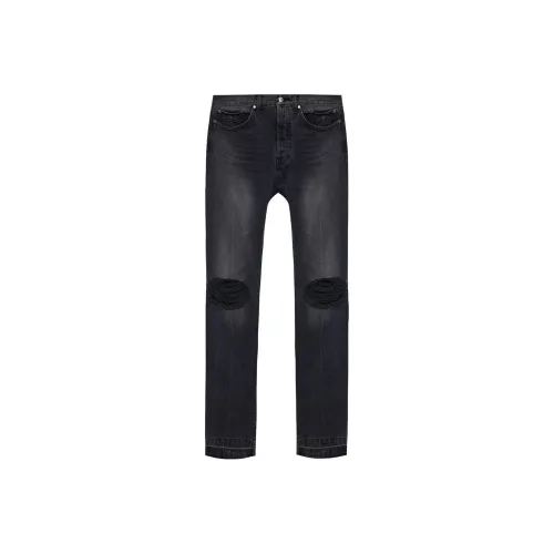RHUDE Мужские черные джинсы