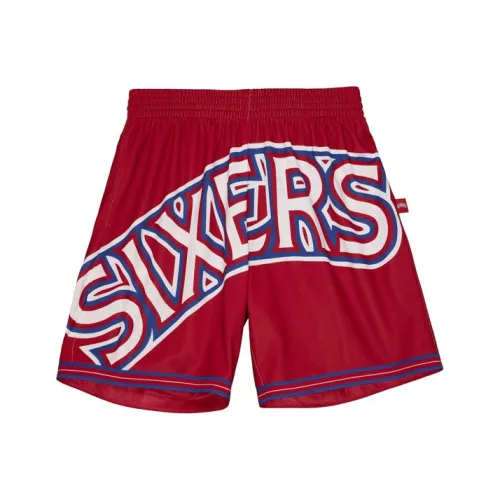 Mitchell Ness Red Мужские баскетбольные шорты