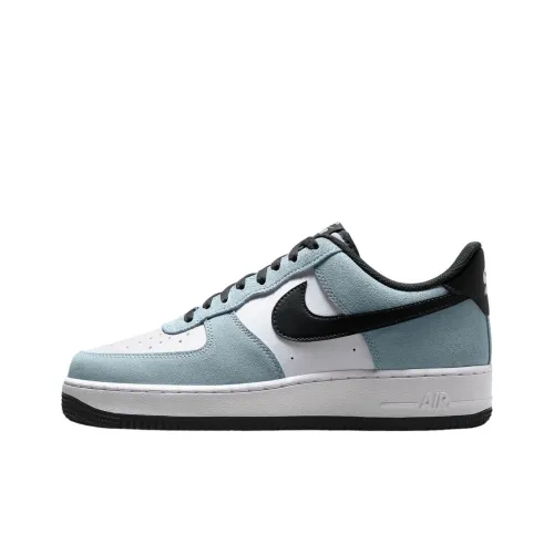 Nike Air Force 1 Slip Resistant Abrasion Resistant Низкий Топ Скейтбординг Кроссовки Мужские Синие Белые
