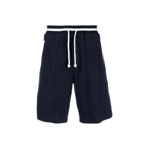 BRUNELLO CUCINELLI Sea Blue Мужские Повседневные Шорты