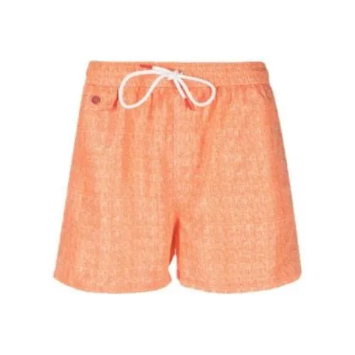 KITON Мужские плавательные шорты оранжевого цвета