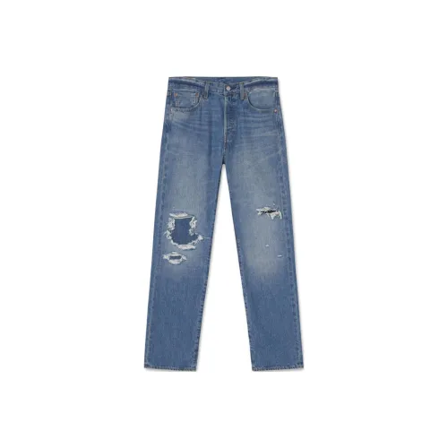 Levis Medium Blue Men's Jeans Левис Средне-синие Мужские Джинсы