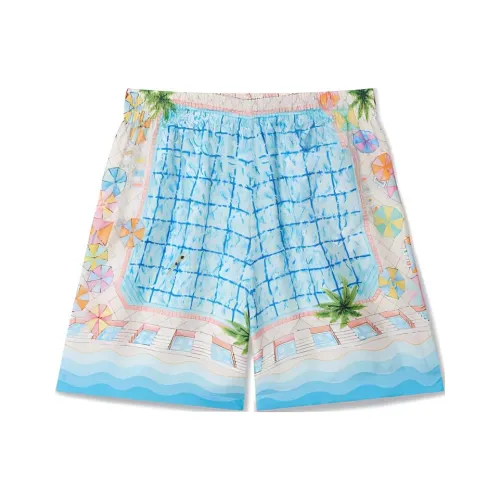 CASABLANCA FW24 Предсезонная коллекция Повседневные шорты Унисекс Многоцветные