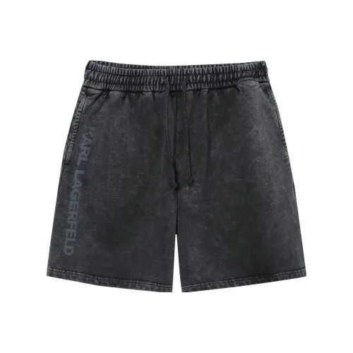 KARL LAGERFELD Шорты Унисекс Темно-серый