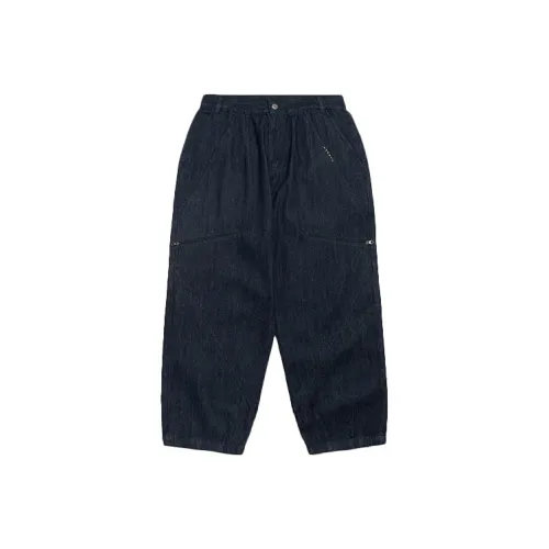 PHANTACI Blue Men's Casual Pants PHANTACI Синий Мужские Повседневные Брюки