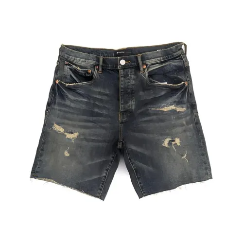 PURPLE BRAND Джинсовые шорты Мужские Синие