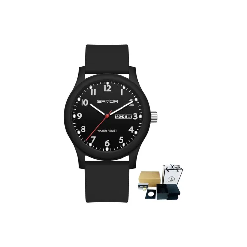 Sanda Кварцевый механизм ремешок из TPU унисекс белый циферблат