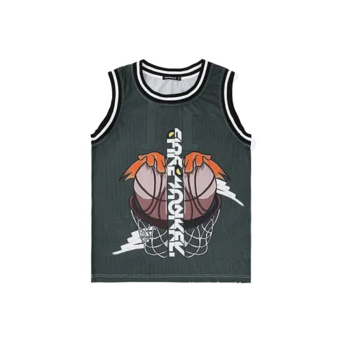 FireMonkey Темно-зеленый Унисекс Баскетбольная Джерси