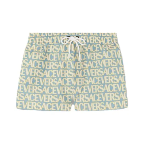 VERSACE Пляжные шорты Мужские Многоцветные