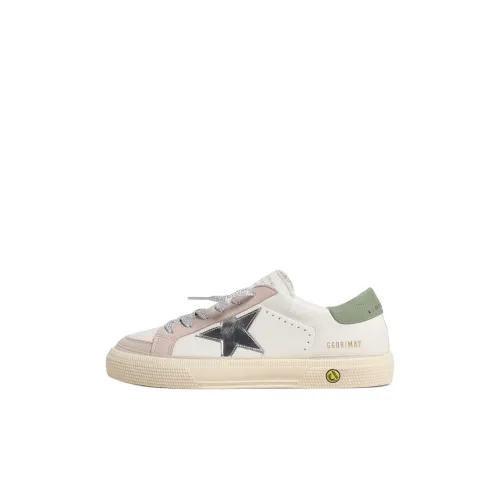 Golden Goose Детские Скейтбординги Низкий Топ Белый Для Школьников