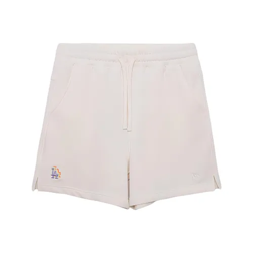 New Era x MLB Base Logo Повседневные шорты Унисекс Айвори Белый
