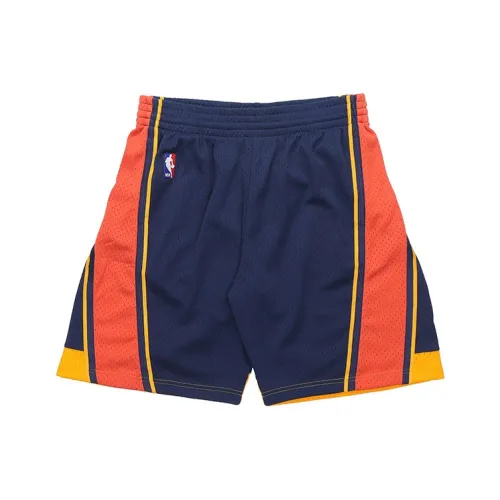 MITCHELL NESS Баскетбольные шорты Мужские Темно-синий Красный Темно-синий