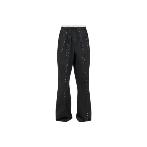 Maison Margiela SS25 Повседневные брюки Мужской Черный