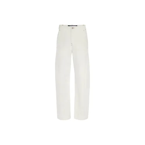 Jacquemus Off Белый/Экрю Мужские Джинсы
