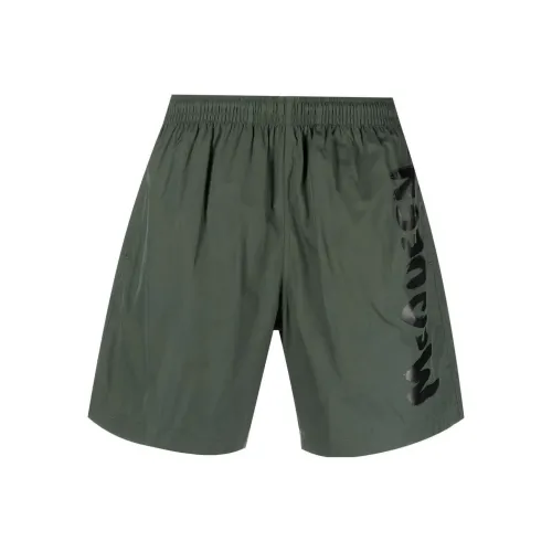 Alexander McQueen SS22 Повседневные шорты Мужские Зеленые