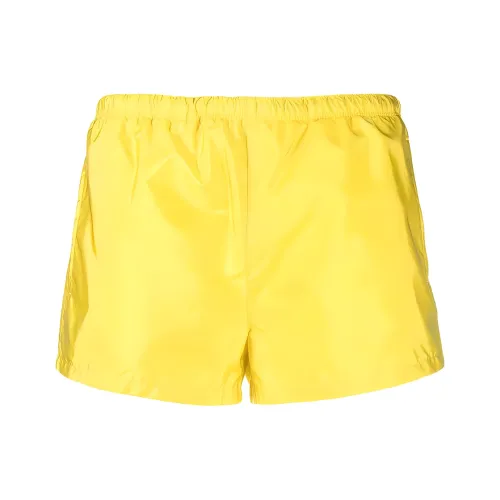 PRADA SS23 Повседневные шорты Мужские Желтые