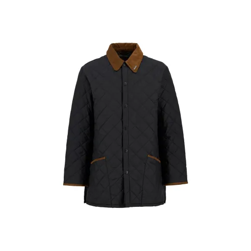 BARBOUR Хлопковый пуховик Мужской Черный