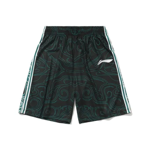 LINING Мужские черные баскетбольные шорты