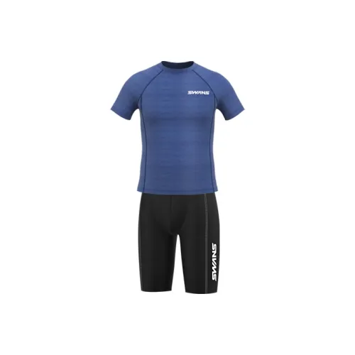 Swans Blue Men's Swimwear Swans Синий Мужской Плавательный костюм