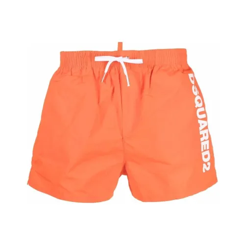 DSQUARED 2 SS22 Пляжные шорты Мужские Оранжевые