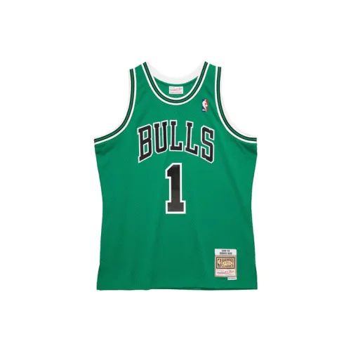 MITCHELL NESS Баскетбольная Джерси Унисекс Зеленая