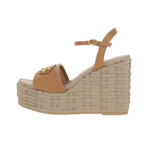 Valentino Vlogo Signature One Ремешок Сандалии 12 см Женские Коричневый