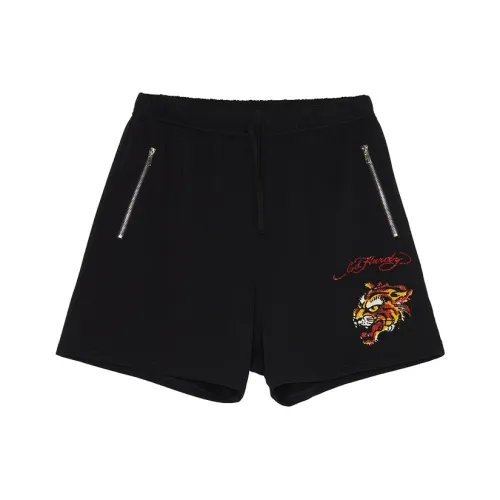 Ed Hardy Черные Мужские Повседневные Шорты