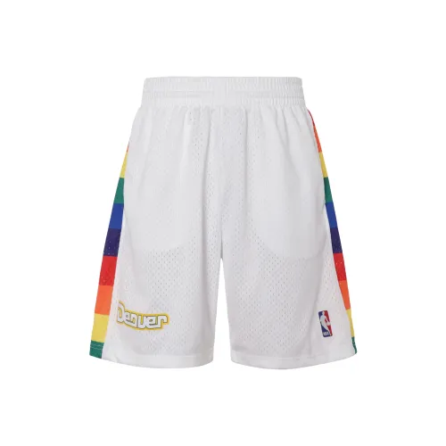 MITCHELL NESS Баскетбольные шорты Мужские Белые