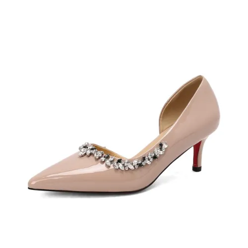 QUICHESHOES Высокие каблуки Нежно-розовый 6 см Женские