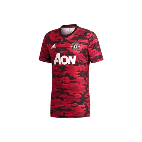 Adidas MANCHESTER UNITED THEATRE OF DREAMS Red Men's Football Jersey Adidas MANCHESTER UNITED THEATRE OF DREAMS Красный Мужской Футбольный Джерси
