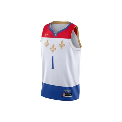 Nike NBA Белый Мужская баскетбольная футболка