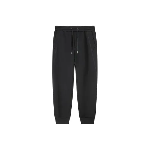 DAVID NAMAN Повседневные брюки Мужские Черные