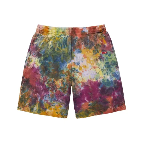 Supreme SS24 WEEK15 OVERDYED Маленькая коробка SWEATSHORT Повседневные шорты Унисекс
