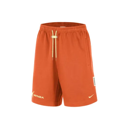 nike WNBA Стандарт Issue Повседневные шорты Унисекс Ярко-оранжевый Светло-слоновая кость Снежинка Гипсовый