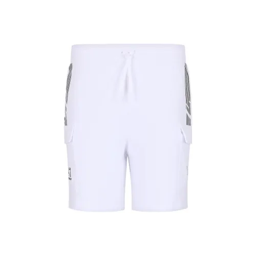 EMPORIO ARMANI EA7 SS23 Шорты Мужские Белые