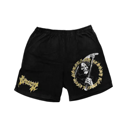 Повседневные шорты Revenge унисекс черного цвета