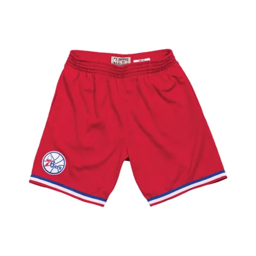 MITCHELL NESS Баскетбольные шорты Мужские Красные