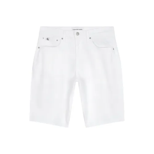 Calvin Klein Джинсовые шорты Мужские Белые