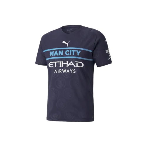 PUMA Синий Мужской Футбольный Джерси