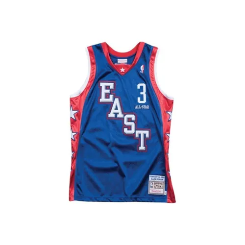 MITCHELL NESS Баскетбольная Джерси Унисекс Королевский Синий