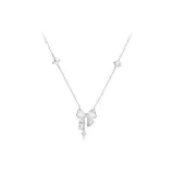 Ожерелье с искрящимся бантом