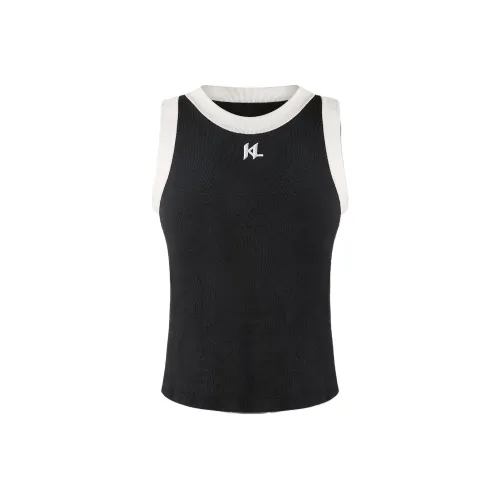 Karl Lagerfeld Майка Женская Черная