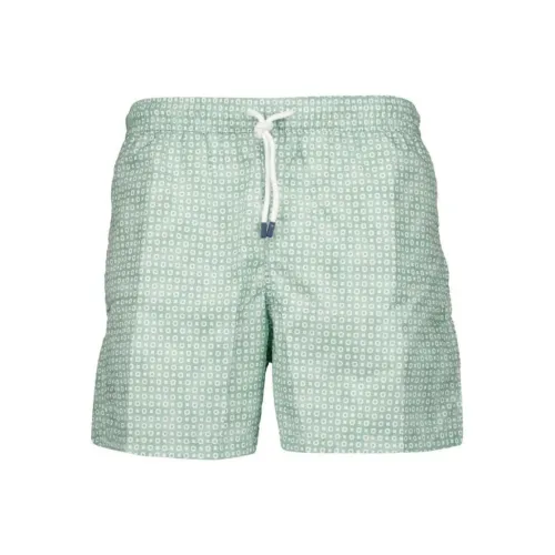 FEDELI SS24 Пляжные шорты Мужские Мятно-зеленый